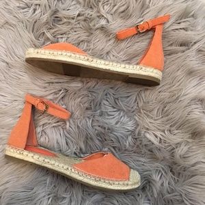 Joie Ankle Strap Espadrille Flat NWOT